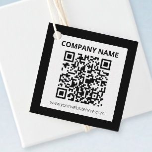 Étiquettes Cadeau Code QR modifiable et conception personnalisée sim