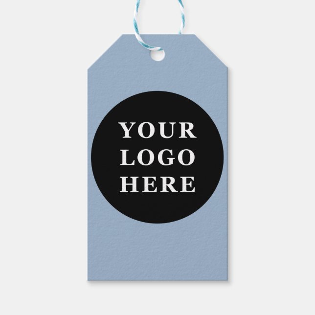 Étiquettes-cadeau Code QR noir élégant et élégant (Devant)