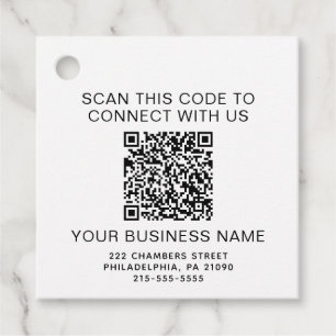 Étiquettes Cadeau Code QR promotionnel