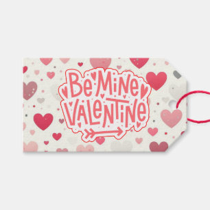 Étiquettes-cadeau Coeur coloré de la Saint Valentin