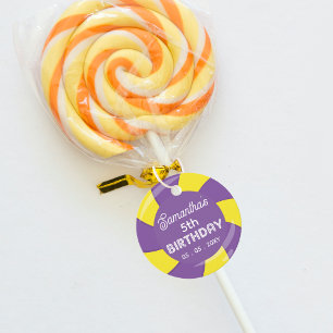 Étiquettes Cadeau Coloré Sweet Fun Candy thème Anniversaire Fête