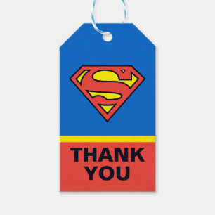 Étiquettes-cadeau Comics DC Superman Logo classique
