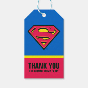 Étiquettes-cadeau Comics DC Superman Logo classique