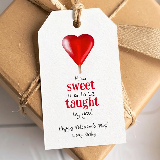 Étiquettes-cadeau Comment Sweet it doit être enseigné par votre ense (Créateur téléchargé)