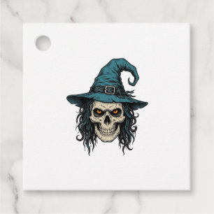Étiquettes Cadeau Conception de chemise vectorielle Halloween crâne
