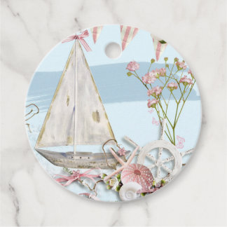 Étiquettes Cadeau Conception de série nautique 3