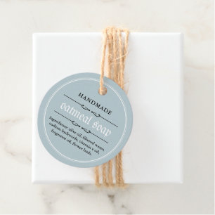 Étiquettes Cadeau Conception d'étiquette de suspension de savon pour