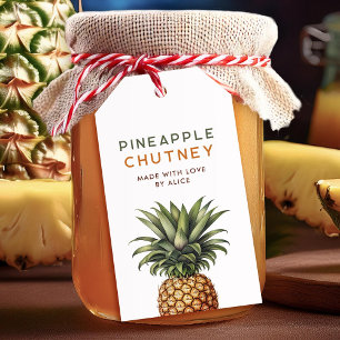 Étiquettes-cadeau Conserve de ananas fait maison chutney