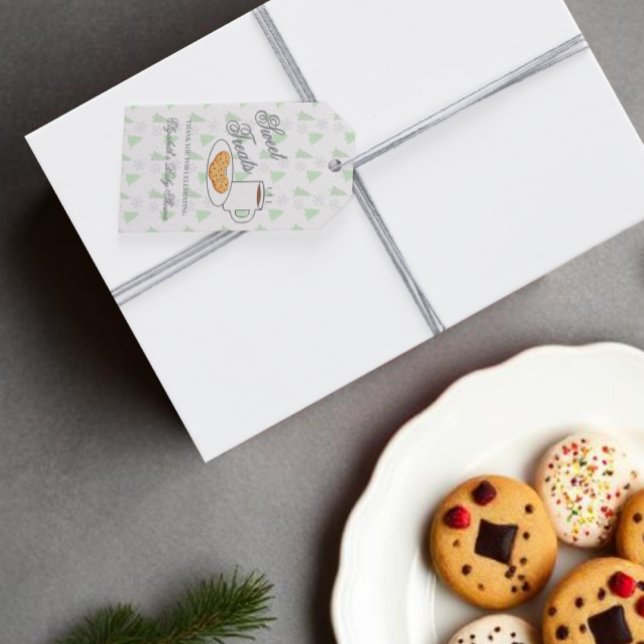 Étiquettes-cadeau Cookies & Cocoa Baby Shower (Créateur téléchargé)