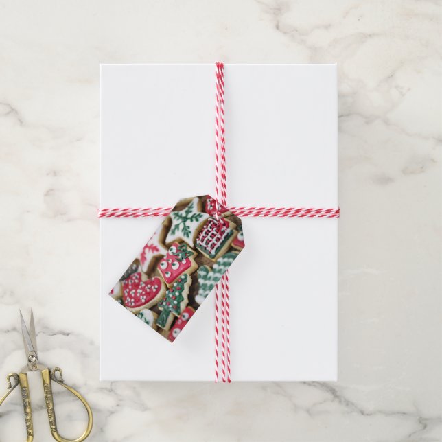 Étiquettes-cadeau Cookies de Noël (With Twine)