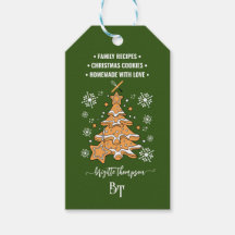 Cookies de Noël vert Snowflakes Promo QR Code