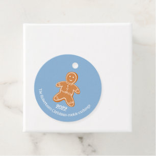 Étiquettes Cadeau Cookies de pain d'épices