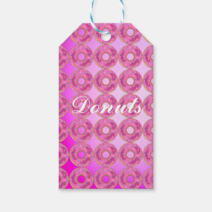 Étiquettes-cadeau Cool, Donuts roses Extraordinaires