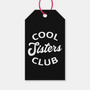 Étiquettes-cadeau Cool Sisters Club I