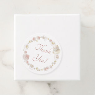 Étiquettes Cadeau Coquillages et perles Parti Quinceanera Favoriser