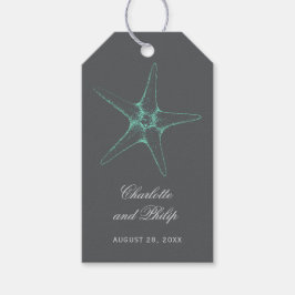 Étiquettes-cadeau Costa Star Fish Beach Mariage