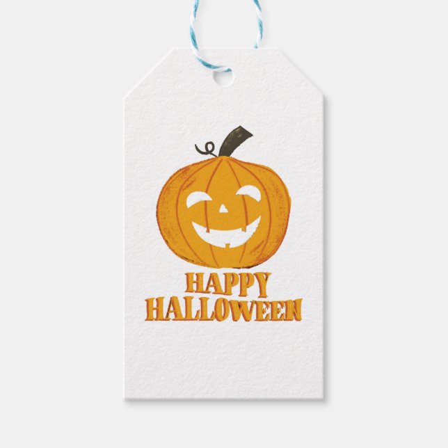 Étiquettes-cadeau costume d'halloween (Devant)