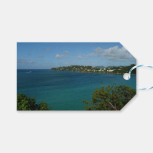 Étiquettes-cadeau Côte de Sainte-Lucie - Caraïbes Photo de vacances