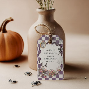 Étiquettes-cadeau Cottagecore Éffrayant vintage Halloween Favoriser 