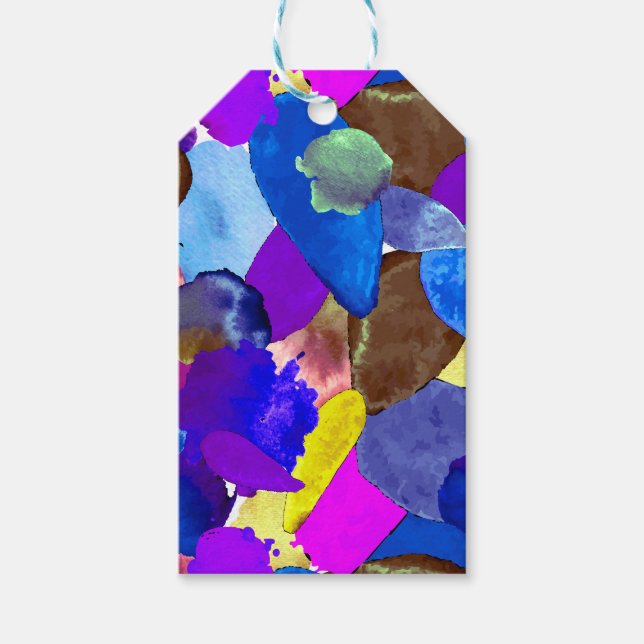 Étiquettes-cadeau Couleur 4 (Devant)