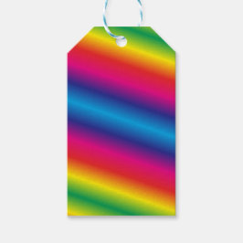 Étiquettes Cadeau couleur arc-en-ciel