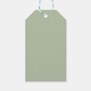 Étiquettes-cadeau Couleur claire et verte