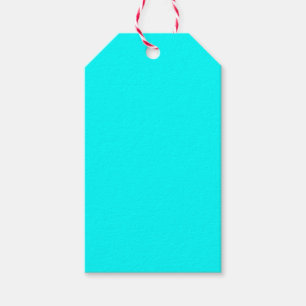 Étiquettes-cadeau Couleur lumineuse solide régénératrice de