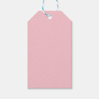 Étiquettes-cadeau Couleur rose pâle