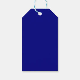 Étiquettes-cadeau Couleur uni bleu marine