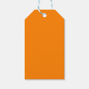 Étiquettes-cadeau couleur UT orange