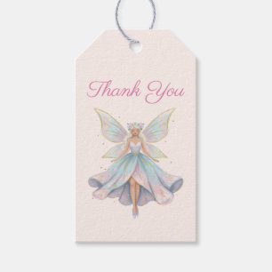 Étiquettes-cadeau Couleurs pastel de l'ange magique Merci