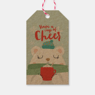 Étiquettes-cadeau Coupe de Cheer