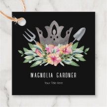 Couronne de jardinage Boho Chic Aquarelle Outils F