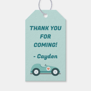 Étiquettes-cadeau Course Voiture Favoriser Sac Cadeau Tags