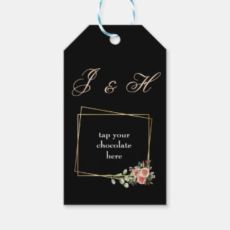 Étiquettes-cadeau Couvre chocolat fiançailles et mariage