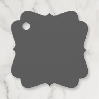 Étiquettes Cadeau Create Your Own dark gray Custom Design