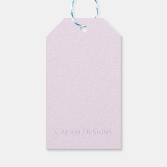 Étiquettes-cadeau Création de marque cadeau avec amour (Dos)