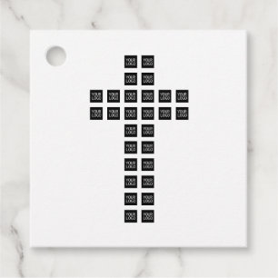 Étiquettes Cadeau Créer un Motif croisé avec n'importe quel logo ou