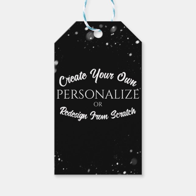Étiquettes-cadeau Créez un élément personnalisé (Devant)
