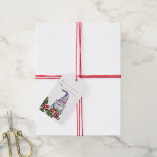 Étiquettes-cadeau Créez Votre Propre Cadeau de Gnome Violet