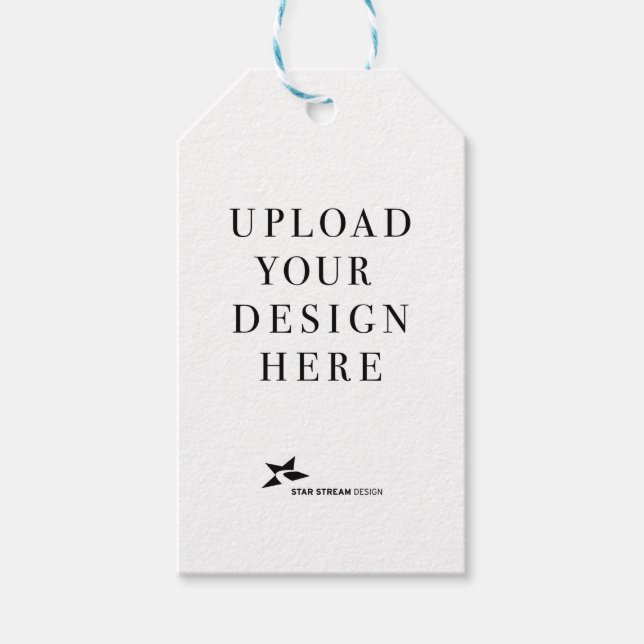 Étiquettes-cadeau Créez votre propre design (Devant)