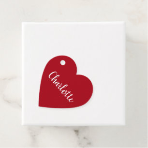 Étiquettes Cadeau Créez votre propre nom personnalisé pour la Saint-