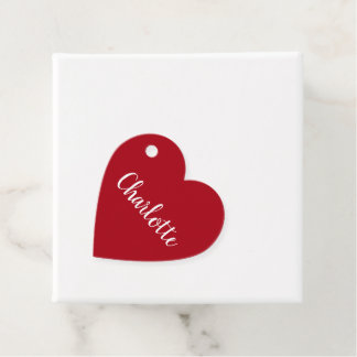 Étiquettes Cadeau Créez votre propre nom personnalisé pour la Saint-