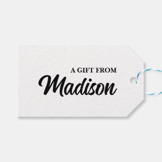 Étiquettes-cadeau Créez votre propre personnalisation