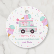 Crème glacée Deux doux cadeau de fête d'anniversai