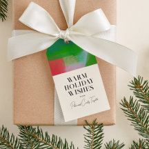 Crème Vert Rouge Art Moderne Vacances Abstraites