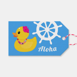 Étiquettes-cadeau Croisière Hawaïenne Aloha Chasse aux Canards Migno