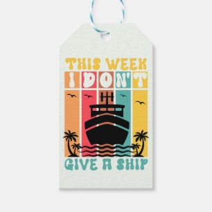 Étiquettes-cadeau Croisière maritime