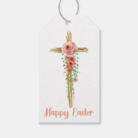 Croix florale, Bonne Pâques, Religieuse