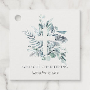 Étiquettes Cadeau Croyant Rustique Eucalyptus Fern Folid